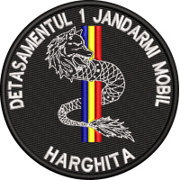 EMBLEMA DETASAMENTUL 1 JANDARMI MOBIL - HARGHITA